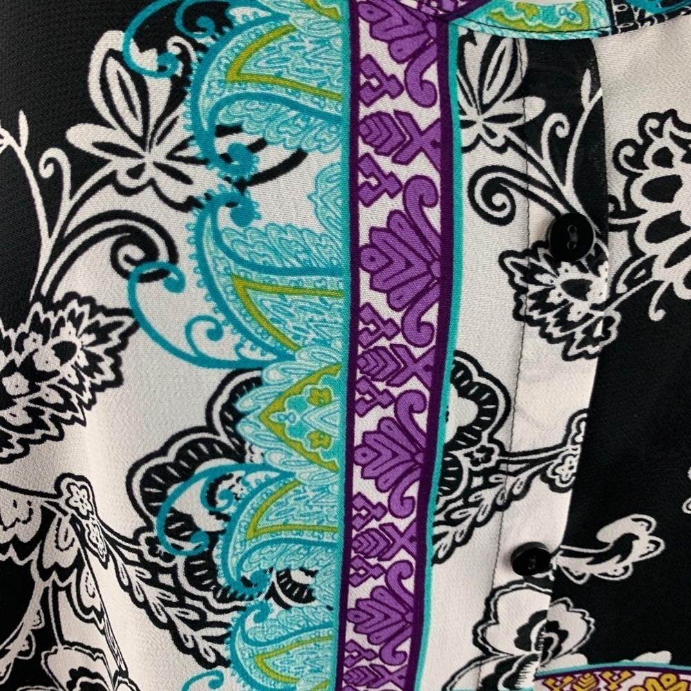 APT 9 Racerback Multi-Colored Floral Top - Picture 5 of 9